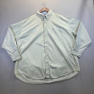 Vintage Texas Cotton Men's Green Contemporary Fit Shirt Size 2XL Made USA